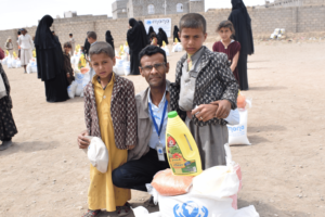 These people are fighting off a famine in Yemen