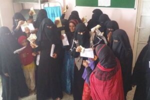50 families in al-Durahimi area of Hodeidah received cash from Mona Relief