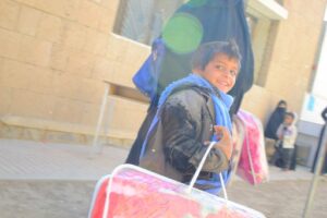 More blankets delivered in Sana’a by Mona Relief