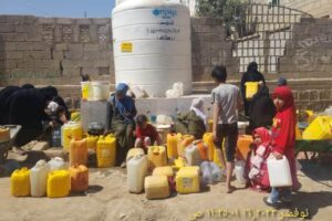 390,000 liters of clean water provided to 700 families in in Bani al-Harith area during November