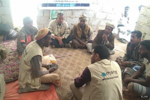 Mona Relief team discusses mechanism to carry out maintenance activities in al-Khamees IDPs hosting site