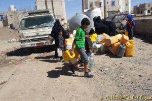 504,000 liters of clean water provided to 1600 families in Heziz area during December