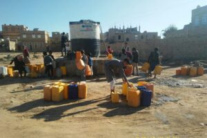 420,000 liters of clean water were provided to 700 families in Bani Al-Harith area during December