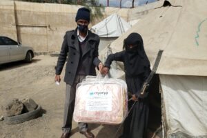 Mona Relief delivered 100 blankets funded by Schools for Peace