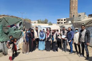 Representatives from  OCHA, UNHCR along with MONA Relief CEO visit three IDP sites in Sana’a city